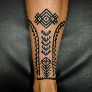 bold ornamental tattoo