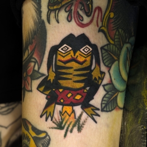 frog amanita tattoo